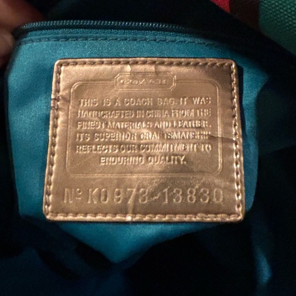 Coach Poppy 2009 (13830) Pop C Spotlight Signature Tote/Crossbody Bag in EUC - Picture 9 of 16